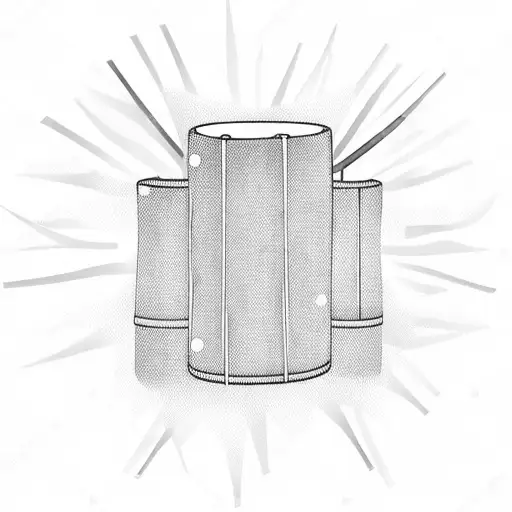 Drum Sticks With Word Tic - Tac