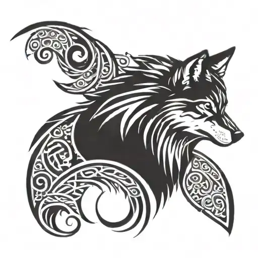 Sitting Wolf Howling