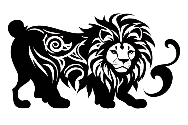 Girl Dad Advocates Lion