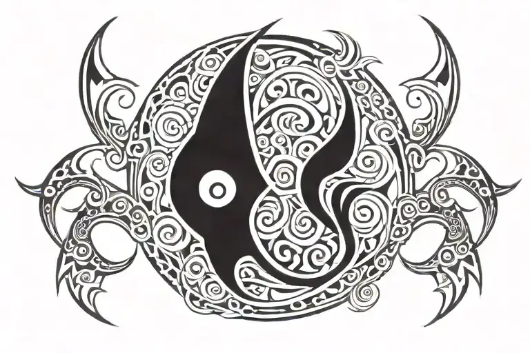 Maori Trident Symbol
