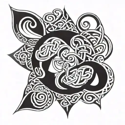 Celtic Pattern With Elements