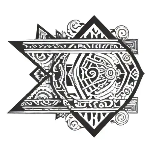 Forearm Design On Roman History That Works Around An Arrow Head