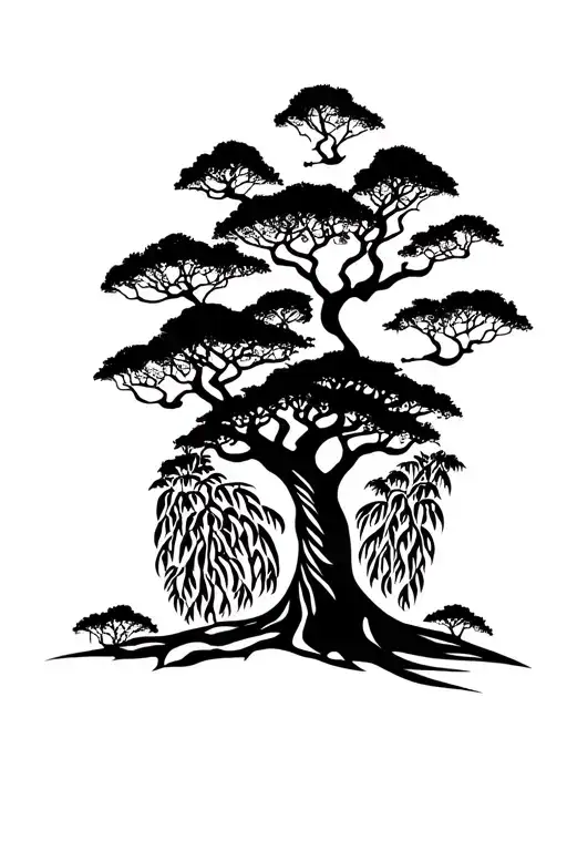 Baobab Tree Inside Map Of Madagascar