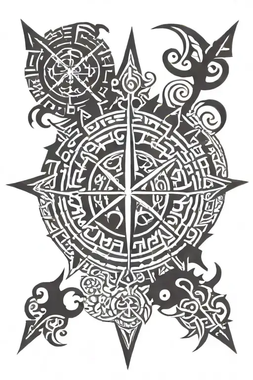 Vegvisir Symbol Representing Guidance
