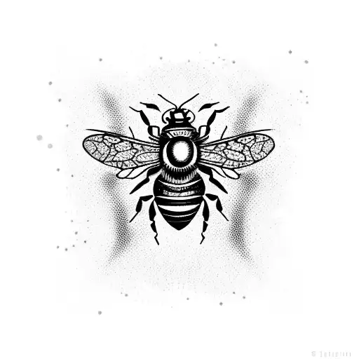 Henna Tattoo Coming From Breast To Shoulder To Cover Bee