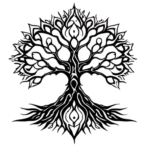 Mandala Tree Of Life