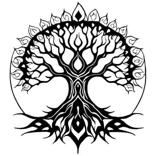 Mandala Tree Of Life