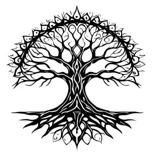 Mandala Tree Of Life