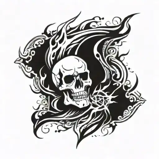 Skull On Fire