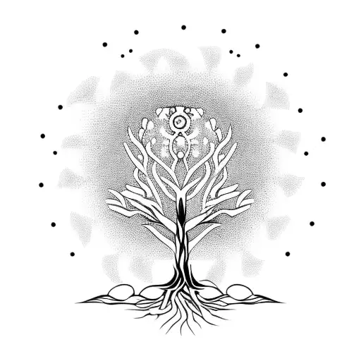 Tree Of Life With Key