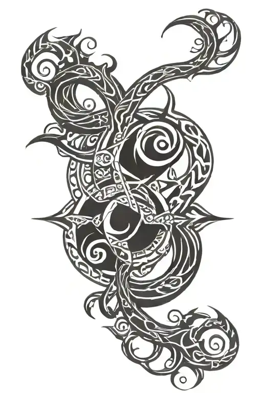 Demonic Sigil With Scroll