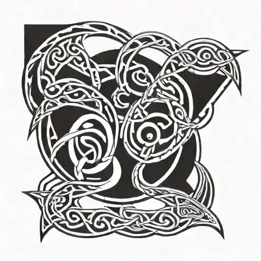 Space Knotwork Shoulder Neck