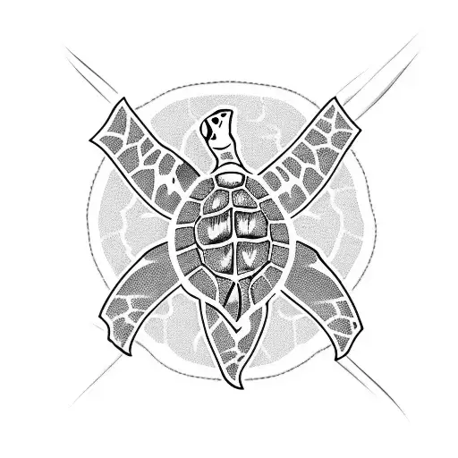 Hawaiian Plumeria Sea Turtle Healing Acceptance Family