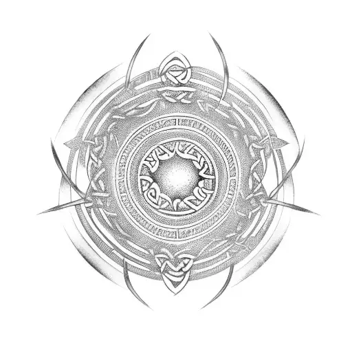 Celtic Ogham Soft Green