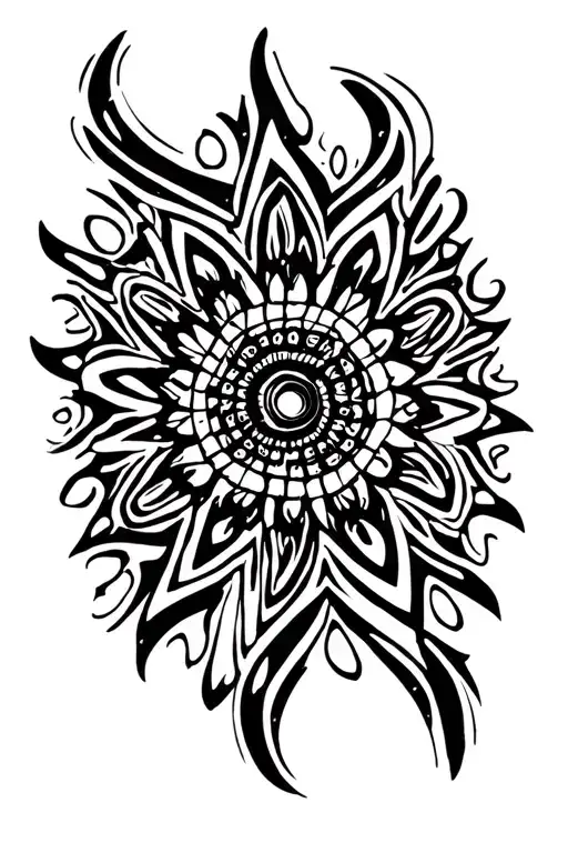 Psychedelic Pattern What Consist Of Many Smaller Images