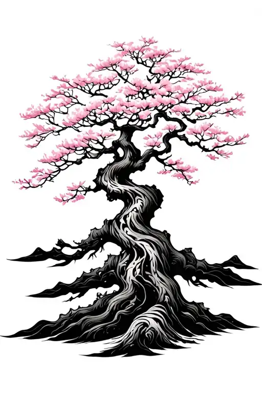 Sakura Tree Growing