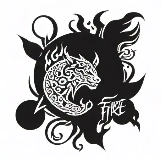 Cheeter And Fire With Motivational Quote