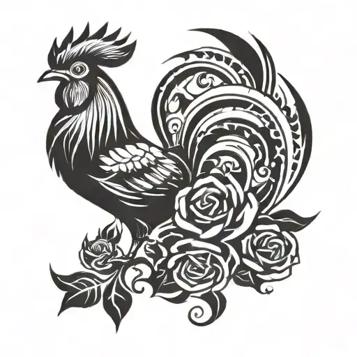 Rooster And Rose