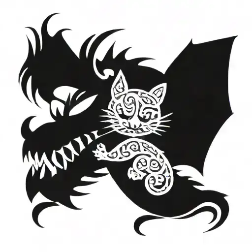 Dragon With Hello Kitty Head