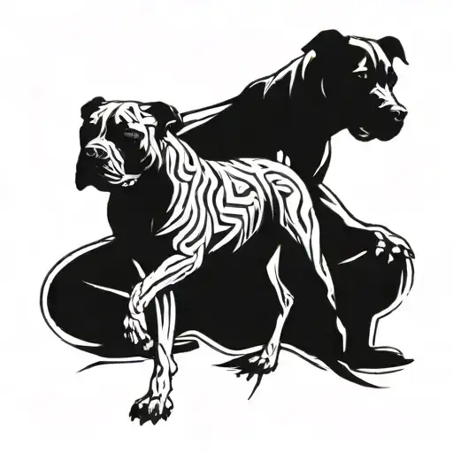 Pitbull And Kick Boxing