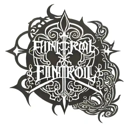 Finntroll - Rivfader Lyrics In Gothic Font