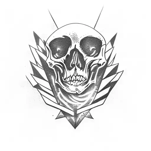 Skeleton Riding A Motorcycle In A Purple Storm