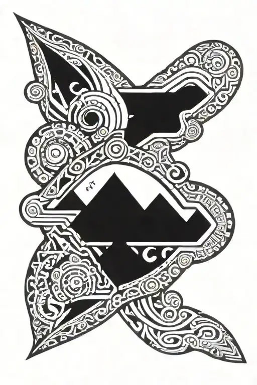 Space Universe Scifi Maori Tribal Arm Shoulder