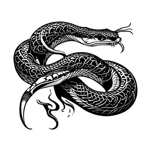 Japanese -Style Snake