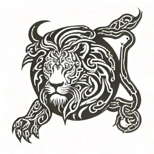 Lion Taurus Scorpio Zodiac