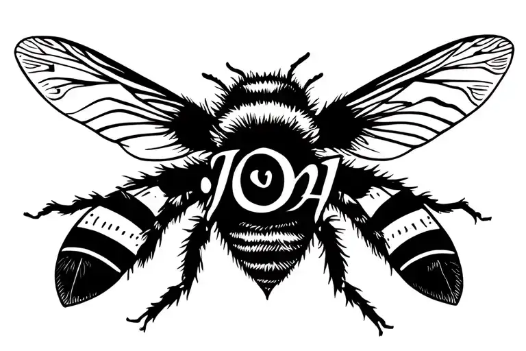 Bee Stinger Writing Franking Name Out