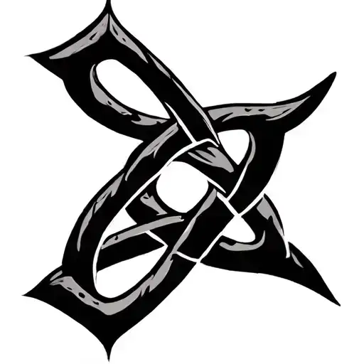 Celtic Trinity Knot Design Made Of Stone