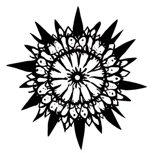 Mandalas And Black -Billed Pointed