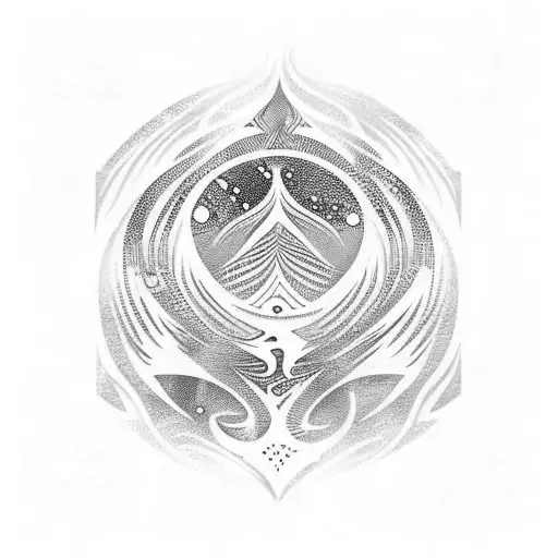 Number 7 With Ocean Waves