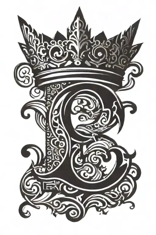 Letter C With Crown