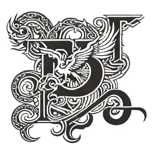 The Letters Mbo Above The Letters Rhn With A Flaming Phoenix In The Middle