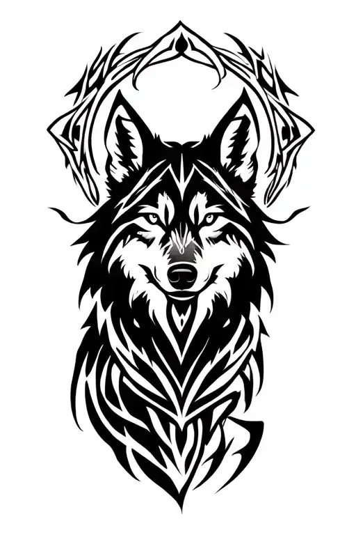 Tribal Wolf