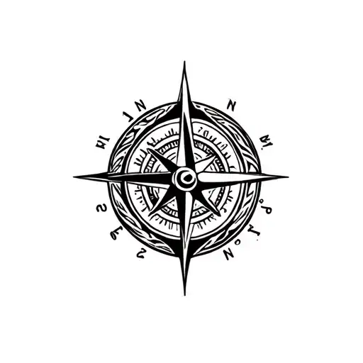Compass Anchor Intertwined