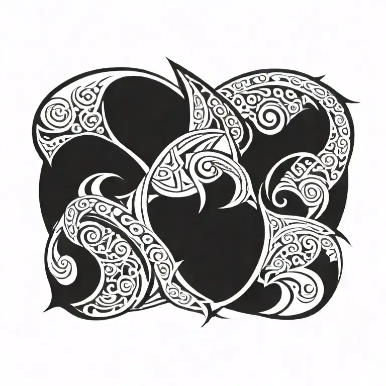Classic Tribal Tattoo Design