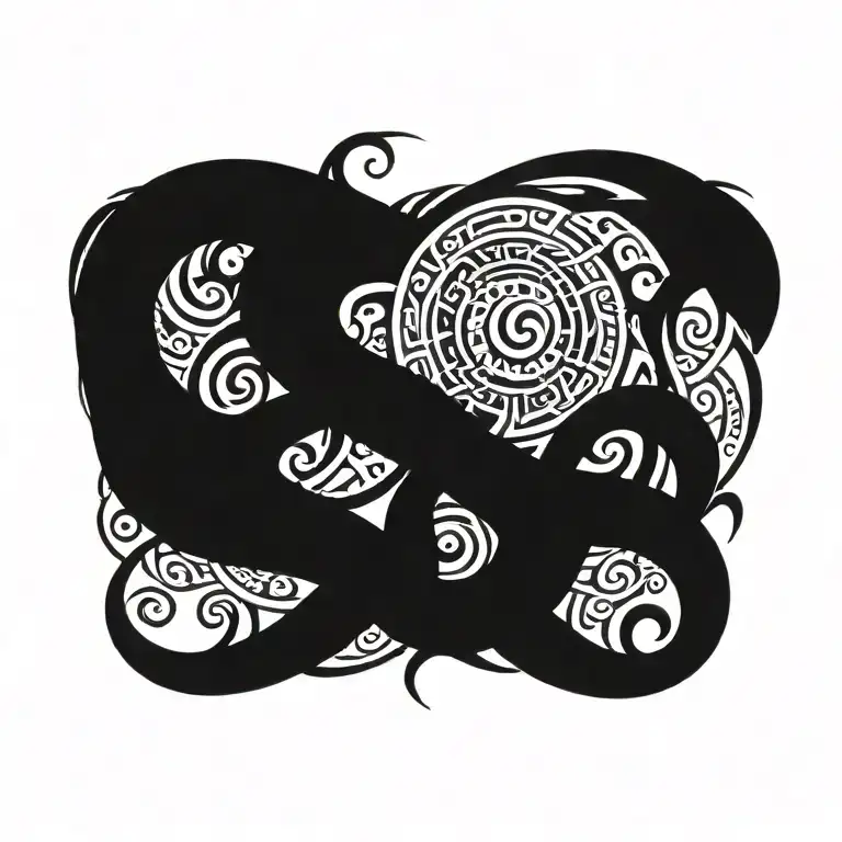 Classic Tribal Tattoo Design
