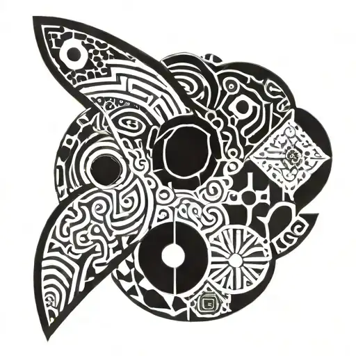 Ohio Valley Indian Mounds Blended With Anglo Saxon Patterns Intertwined