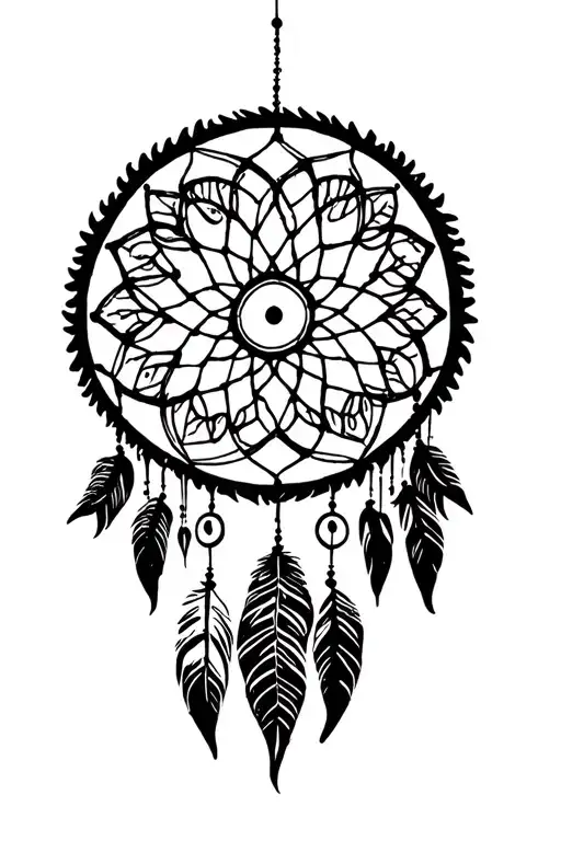 Tree Of Life Dream Catcher Very Detailed