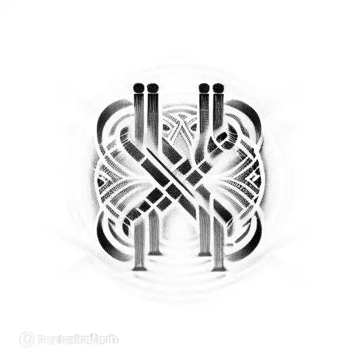 Heartbeat Cross Music Notes