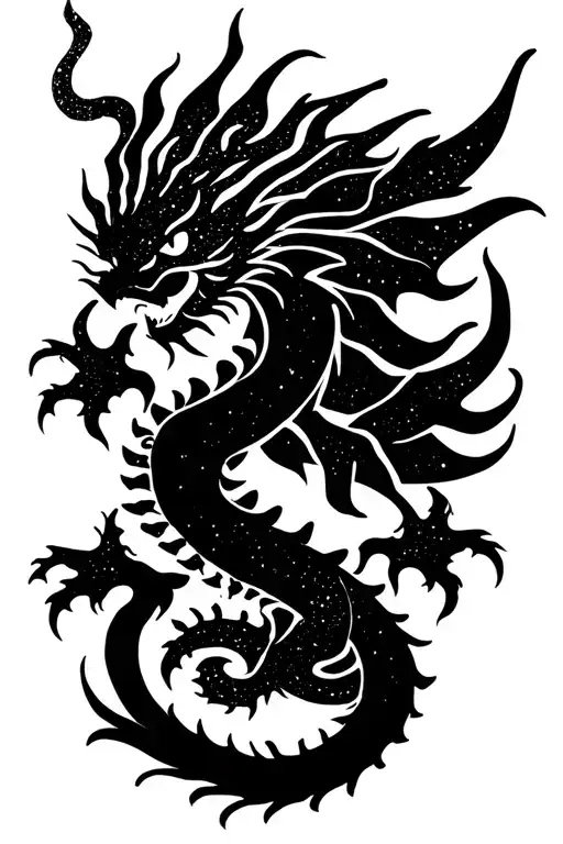 Girly Glitter Dragon