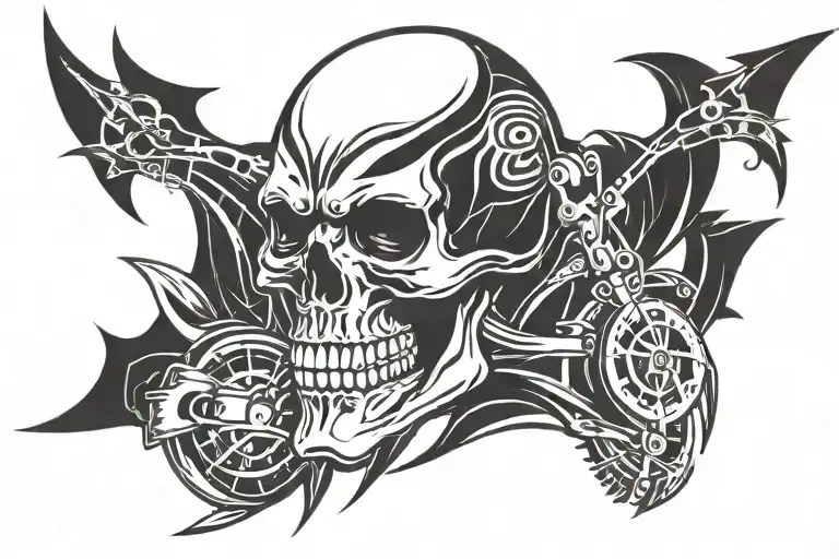 Skull Biker