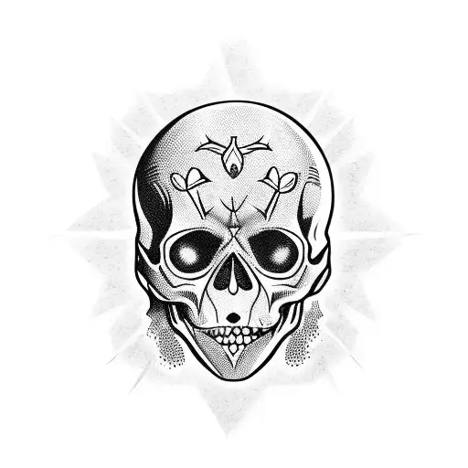 Dawn Of The Dead Skull