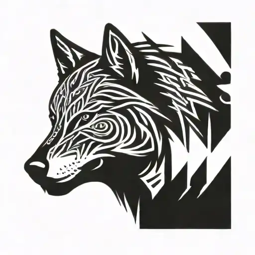 Share Market And Wolf Head