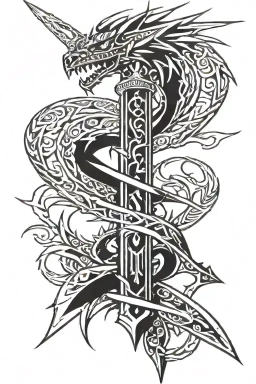 Dragon Sword Wrapped