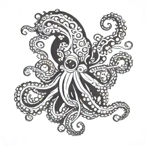Octopus Smoking Marijuana