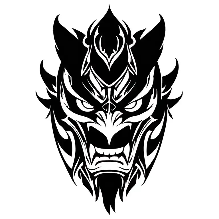 Samura Ihad Oni Mask