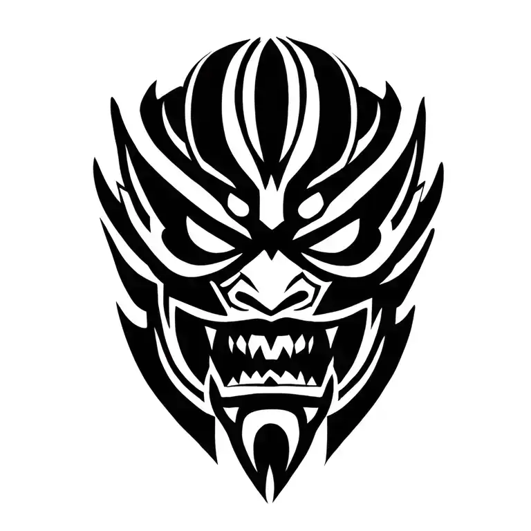 Samura Ihad Oni Mask
